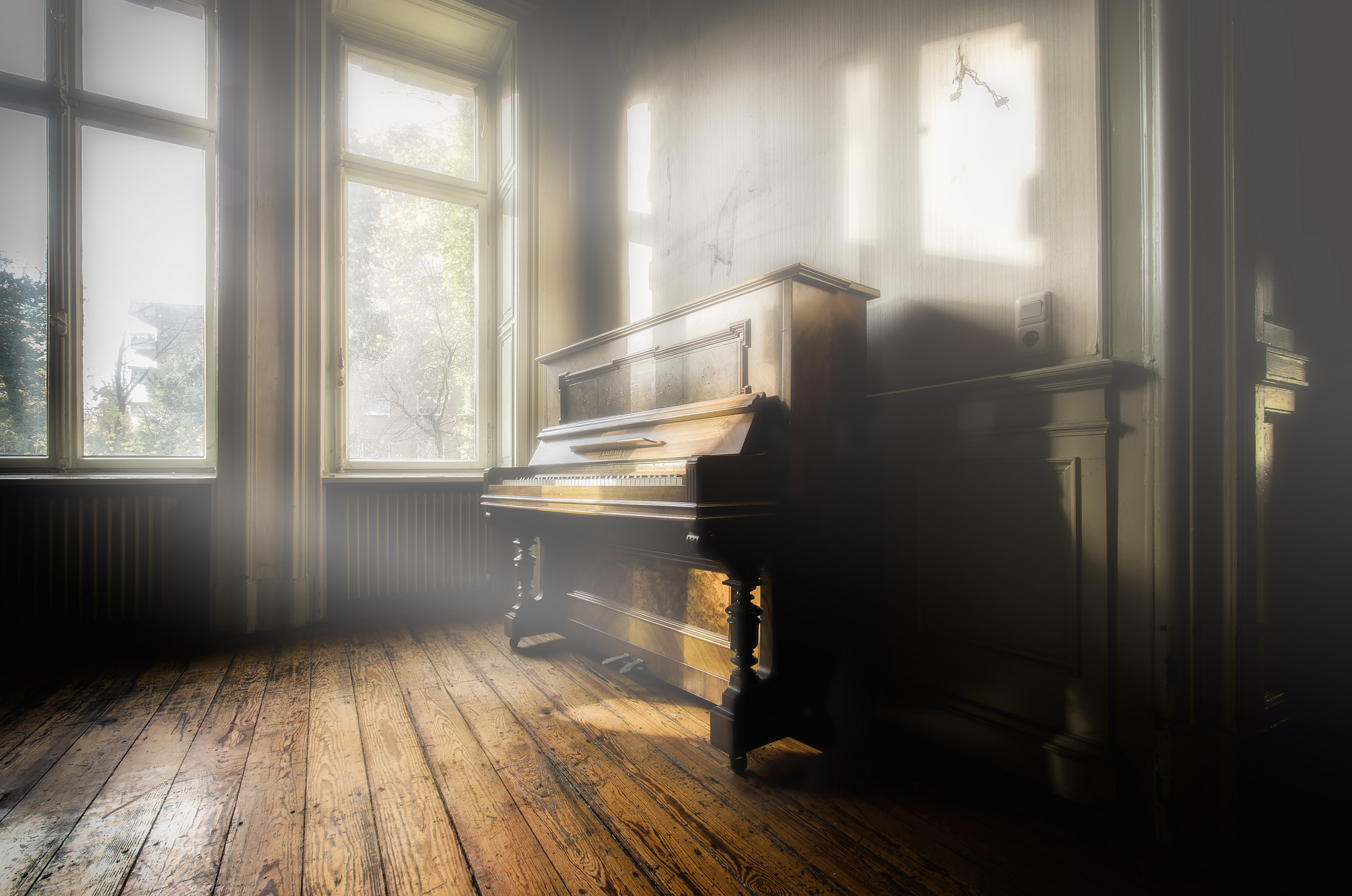 пианино свет музыка